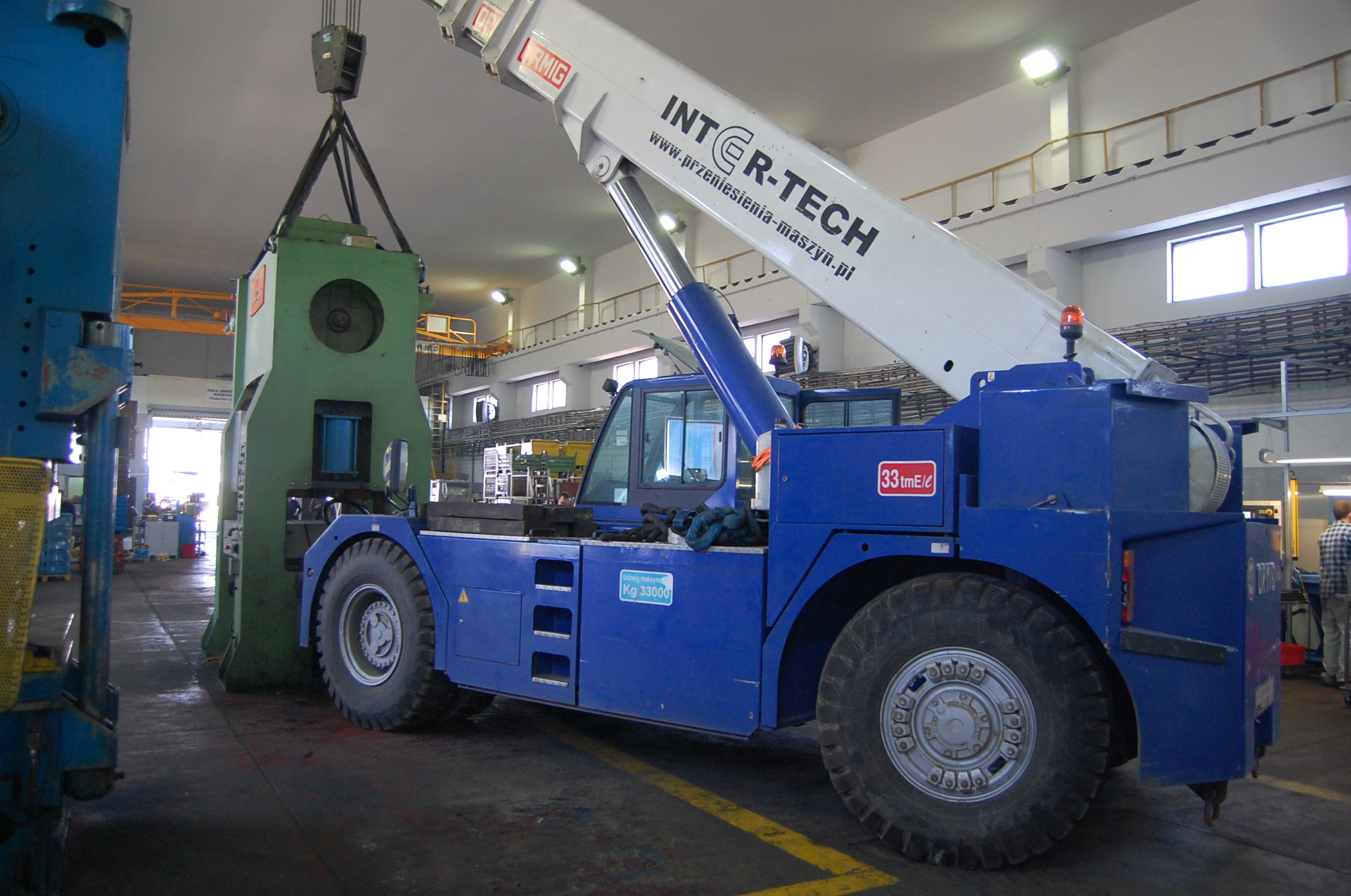 Layout - ustawienie maszyn