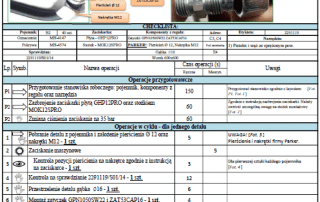 Karta standaryzacyjna pracy - co zawiera