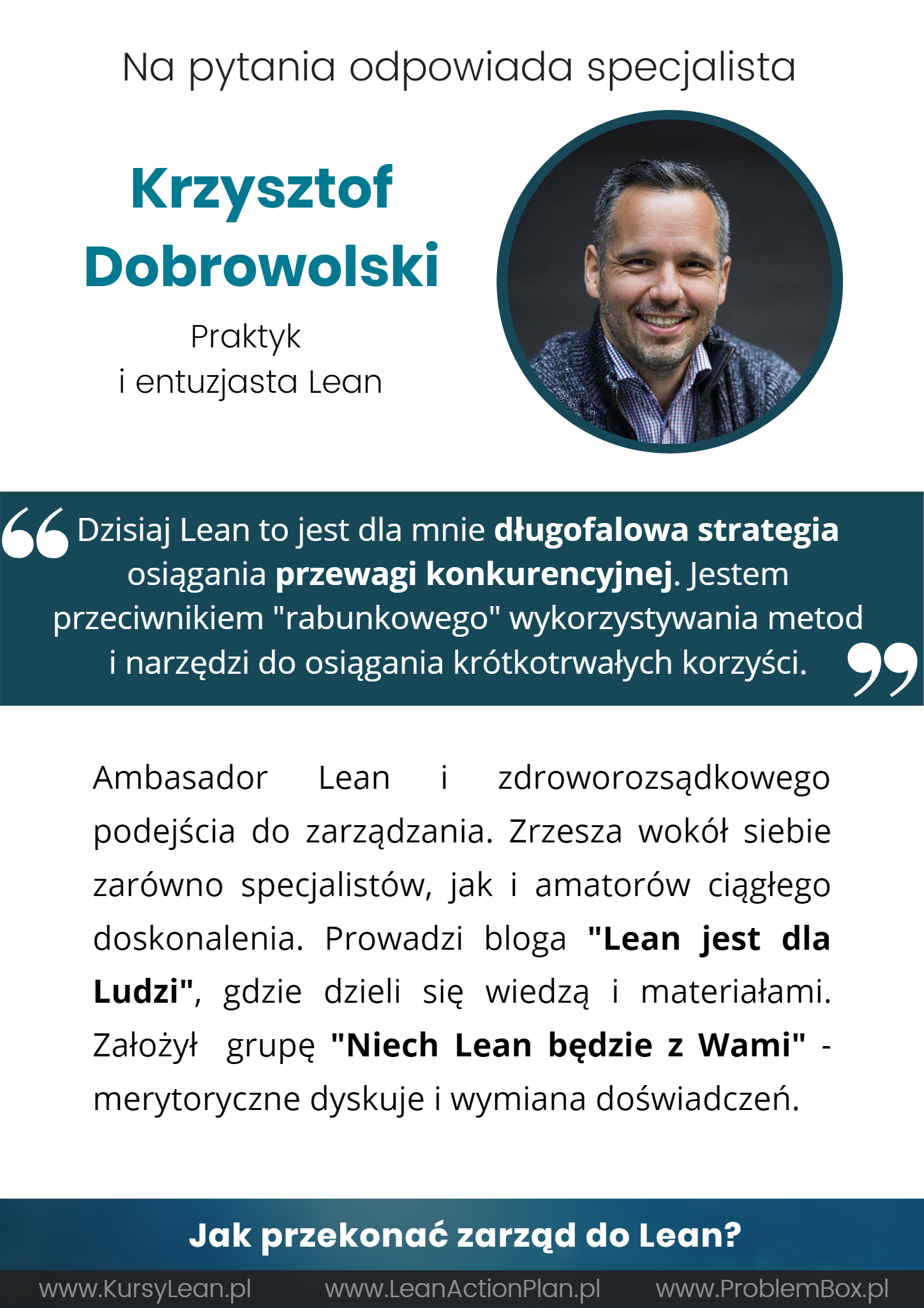 Jak przekonać zarząd do Lean – Podsumowanie3 Jak przekonać zarząd do Lean - Podsumowanie2