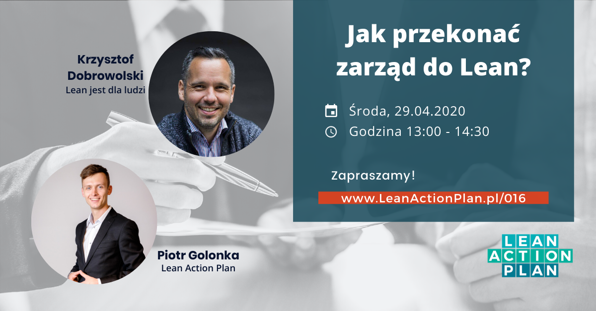 Jak przekonać zarząd do lean? - Krzysztof Dobrowolski