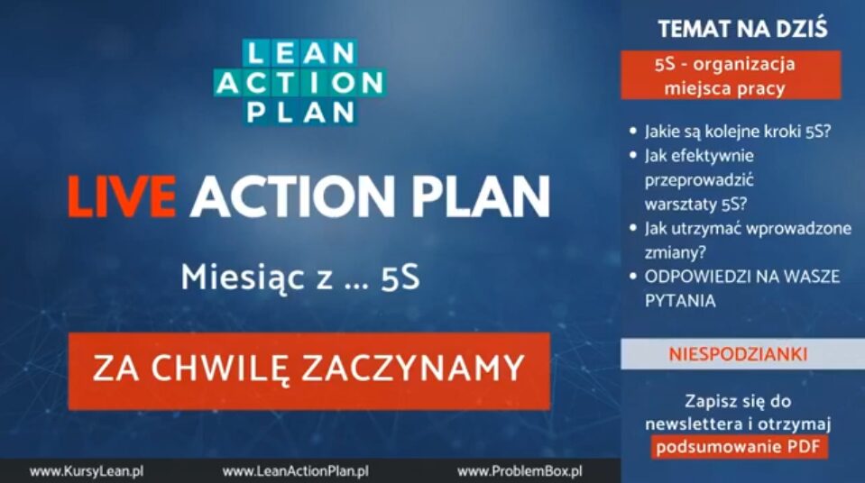 5S Organizacja miejsca pracy