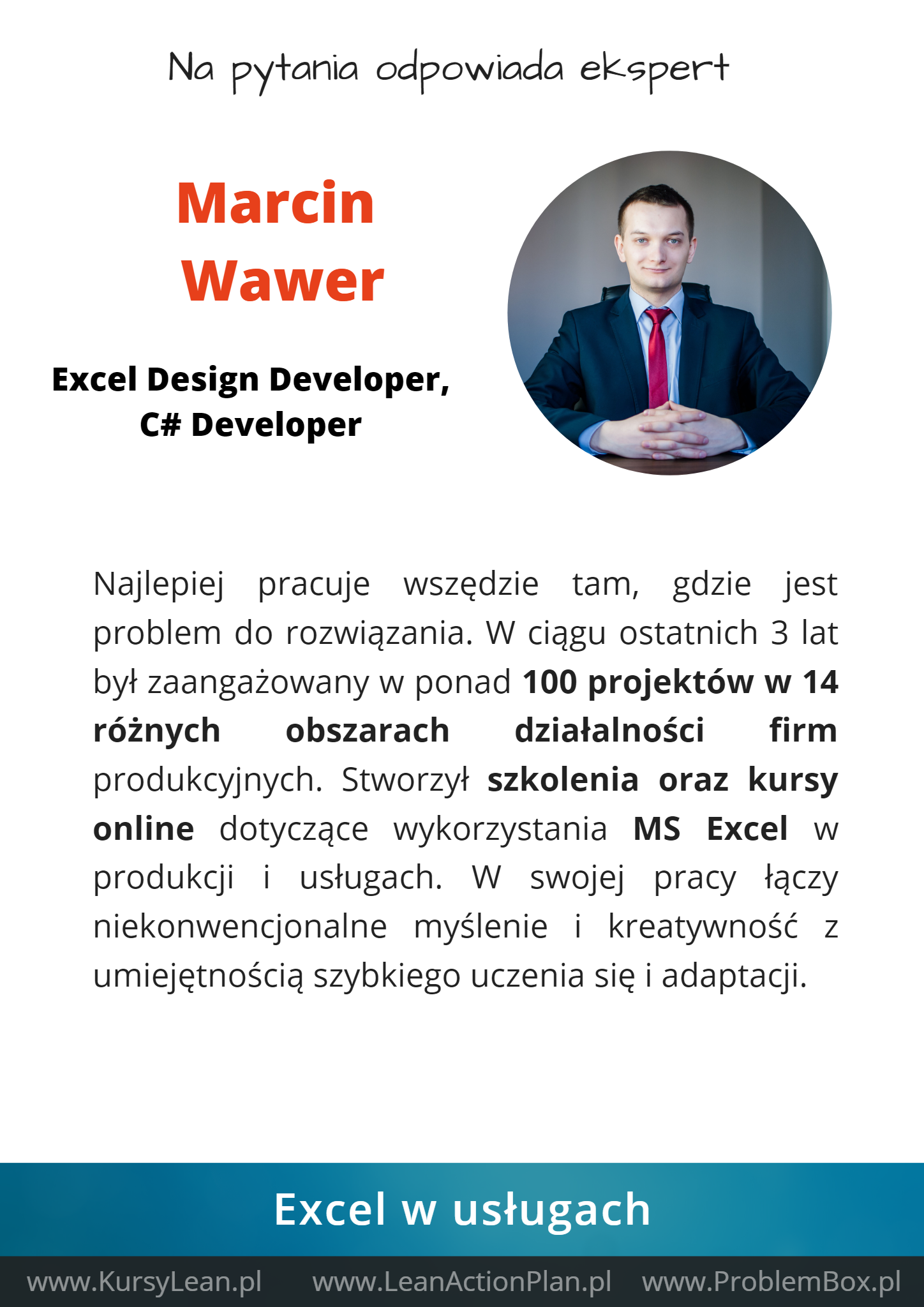 Excel w usługach – Podsumowanie3 Excel w usługach - Podsumowanie3