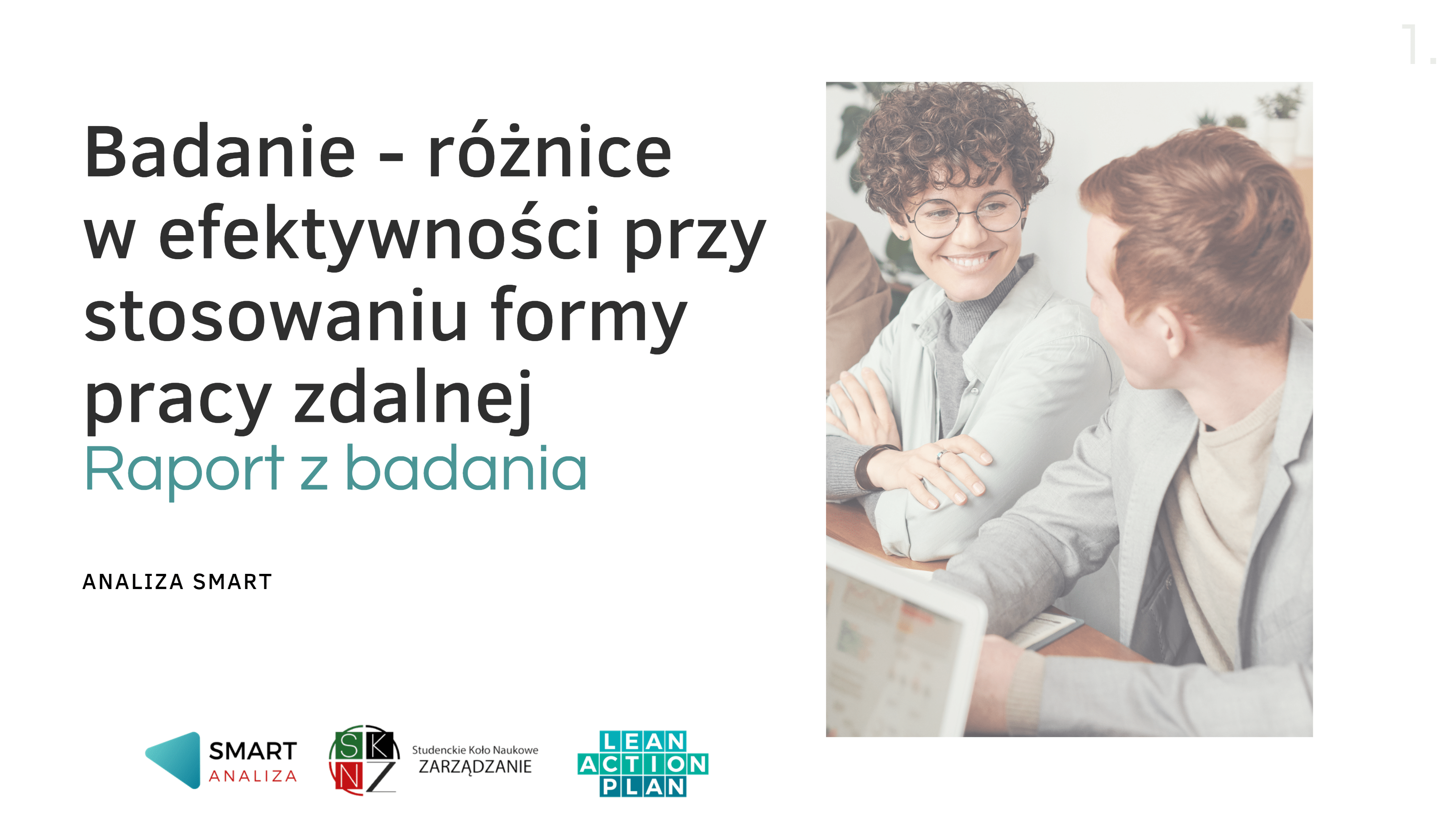 Badanie - różnice w efektywności przy stosowaniu formy pracy zdalnej