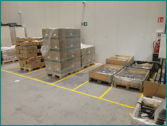 Zastosowanie systematyki z systemu 5S do uporządkowania pól odkładczych do wydzielenia przestrzeni składowania przedmiotów